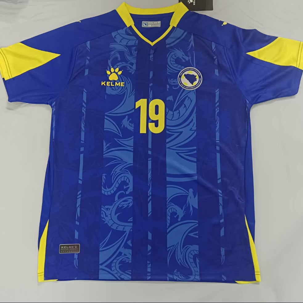 ALAJBEGOVIĆ 19 Bosnia and Herzegovina Home (Blue) Shirt 2024-2026