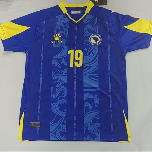 ALAJBEGOVIĆ 19 Bosnia and Herzegovina Home (Blue) Shirt 2024-2026
