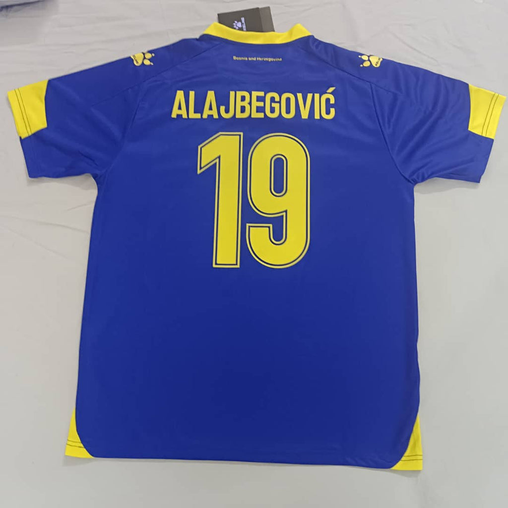 ALAJBEGOVIĆ 19 Bosnia and Herzegovina Home (Blue) Shirt 2024-2026