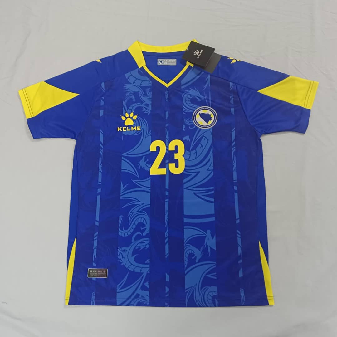 TABAKOVIĆ 23 Bosnia and Herzegovina Away (Blue) Shirt 2024-2026