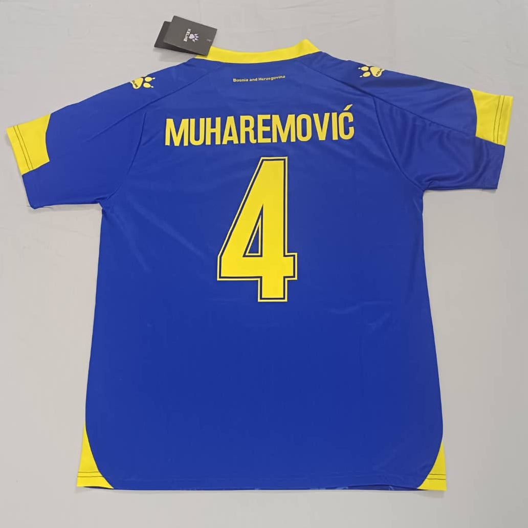 MUHAREMOVIĆ 4 Bosnia and Herzegovina Home (Blue) Shirt 2024-2026