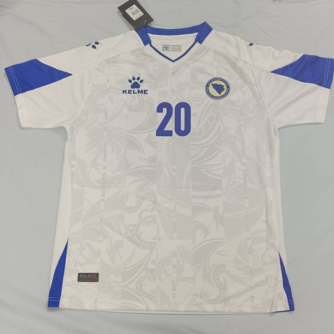 BAJRAKTAREVIĆ 20 Bosnia and Herzegovina Home (White) Shirt 2024-2026
