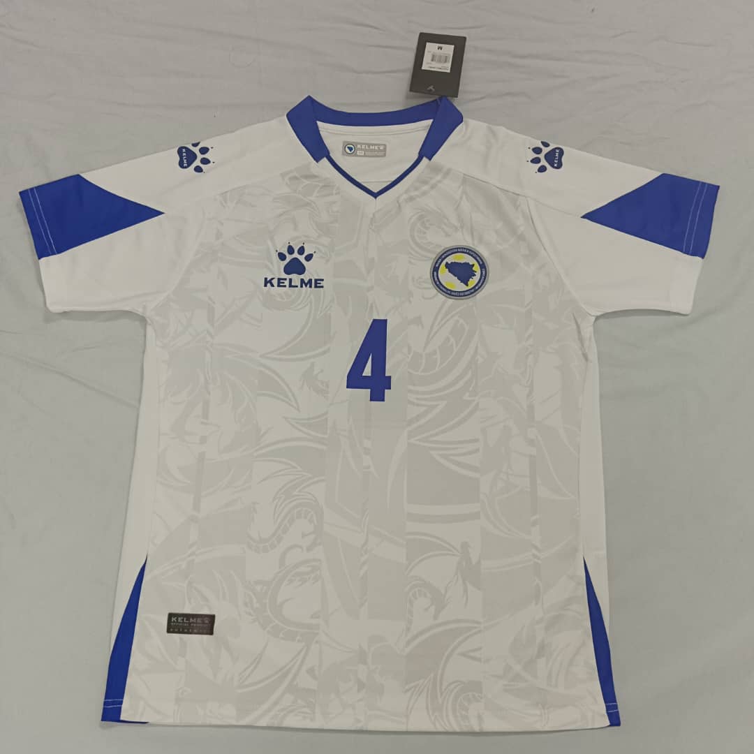 MUHAREMOVIĆ 4 Bosnia and Herzegovina Away (White) Shirt 2024-2026