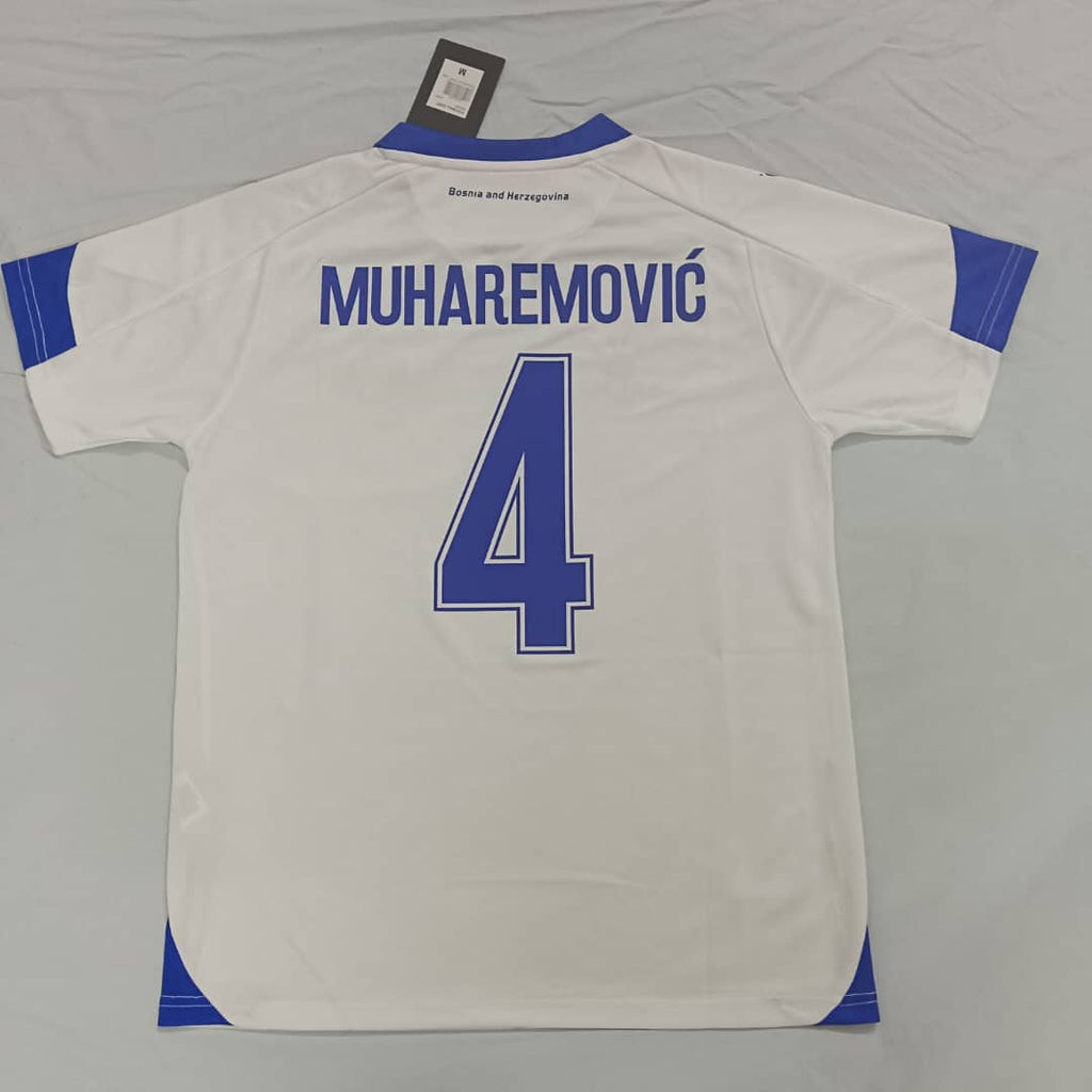 MUHAREMOVIĆ 4 Bosnia and Herzegovina Away (White) Shirt 2024-2026